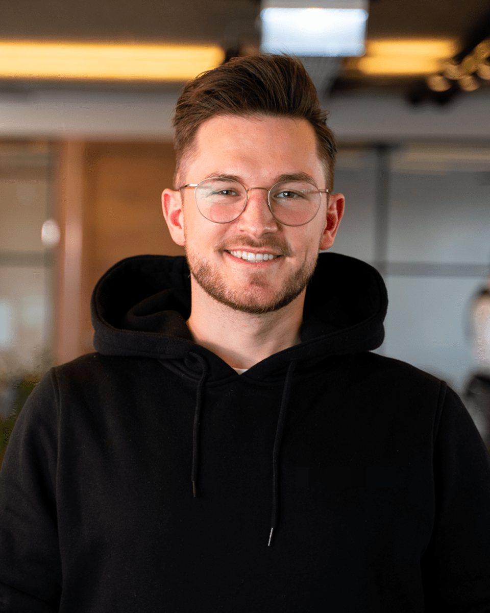 A portrait from lukas - CEO of timebite branding